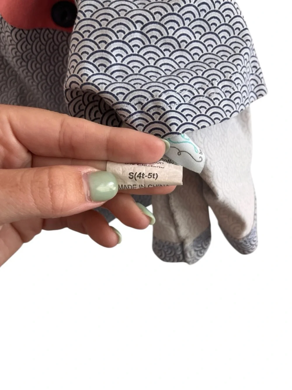 Serendipity Girls Dress Size 4/5 Boutique Button Front Pink Blue Pattern Dress